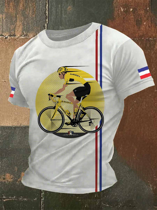 T-Shirt À Manches Courtes Tour De France Pour Homme