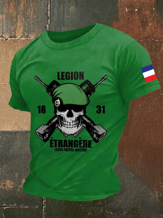 T-Shirt Imprimé À Manches Courtes Pour Homme