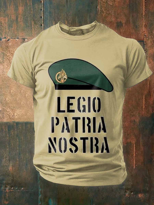 Homme Vintage Légion Étrangère T-shirt décontracté