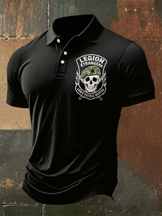 Polo Vintage Légion Étrangère Homme Imprimé