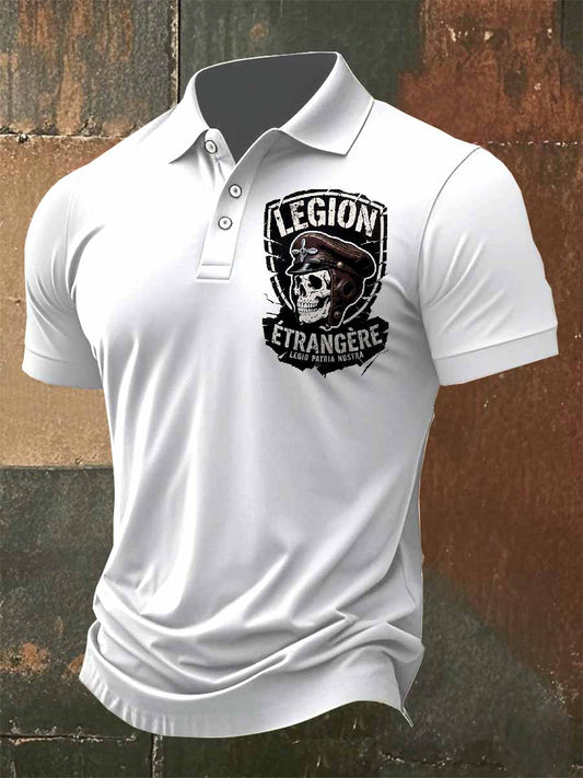 Polo Vintage Légion Étrangère Homme Imprimé