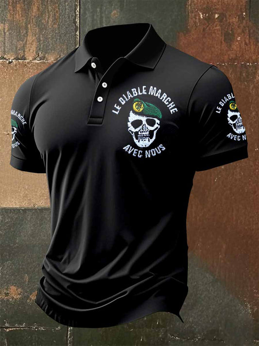 Polo Vintage Légion Étrangère Homme Imprimé