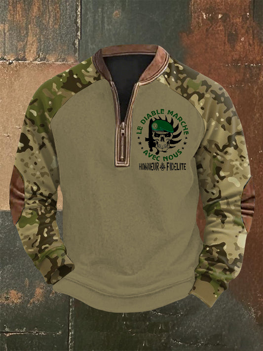 Homme Vintage Régiment Étranger Gardes