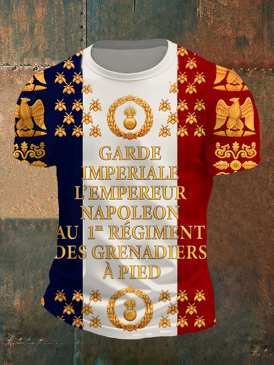 Men's French Napoleon Casual T-Shirt