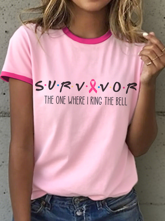 T-shirt imprimé Survivor The One When I Ring The Bell Femme