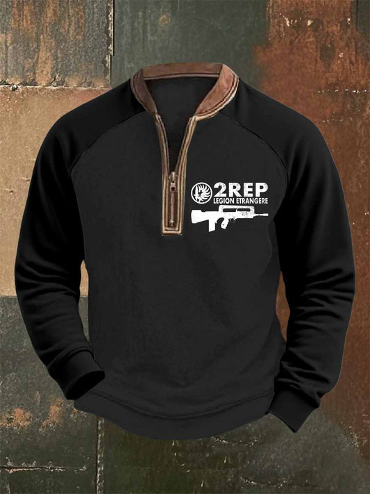 Vintage Légion Étrangère Imprimé Hoodies