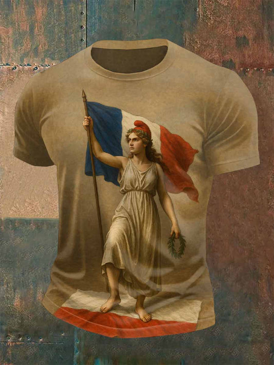 T-Shirt À Manches Courtes Vintage Marianna Pour Homme