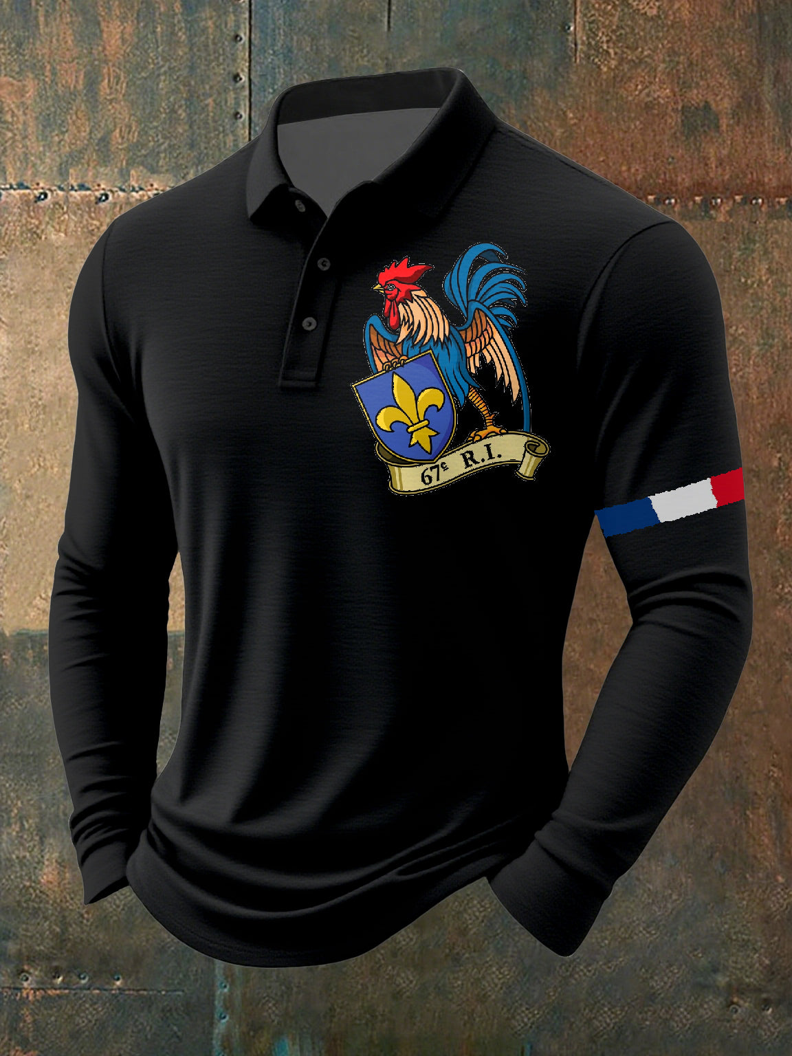 Polo Homme Imprimé Français