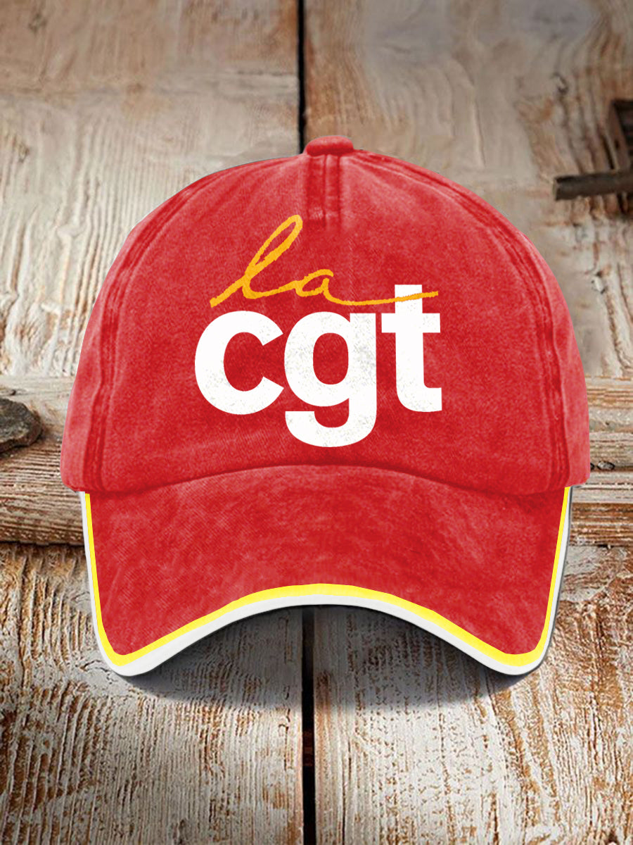Chapeau Design CGT Resort Confédération Générale du Travail Unisexe