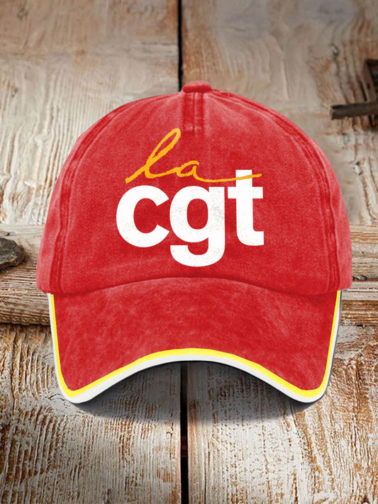 Chapeau Design CGT Resort Confédération Générale du Travail Unisexe