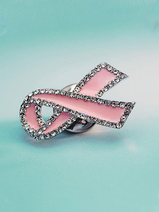 Broches de ruban rose cancer du sein pour femmes