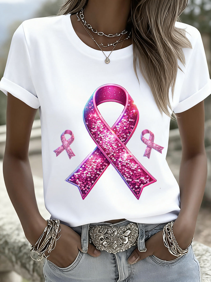 T-shirt commémoratif à imprimé animal pour femme