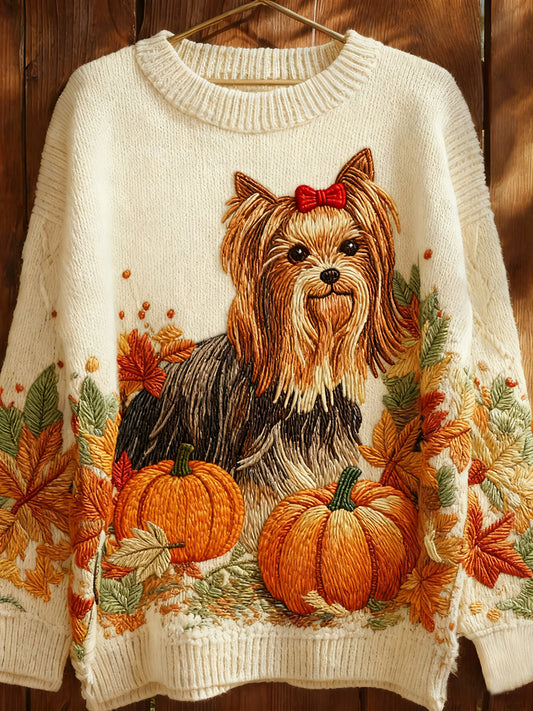 Sweat-shirt Femme Automne Chien Imprimé