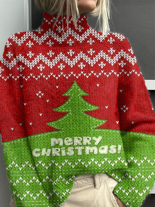 Pull à col roulé mignon pour femmes