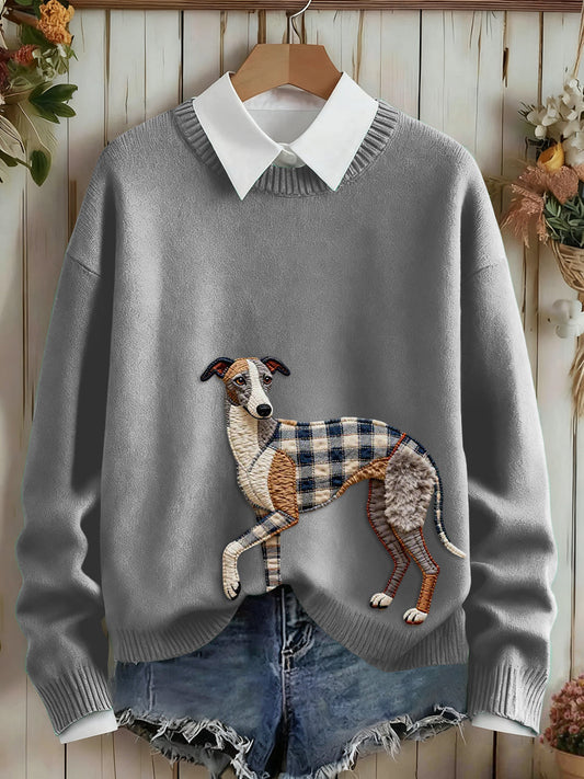 Pull Dog Art Femme