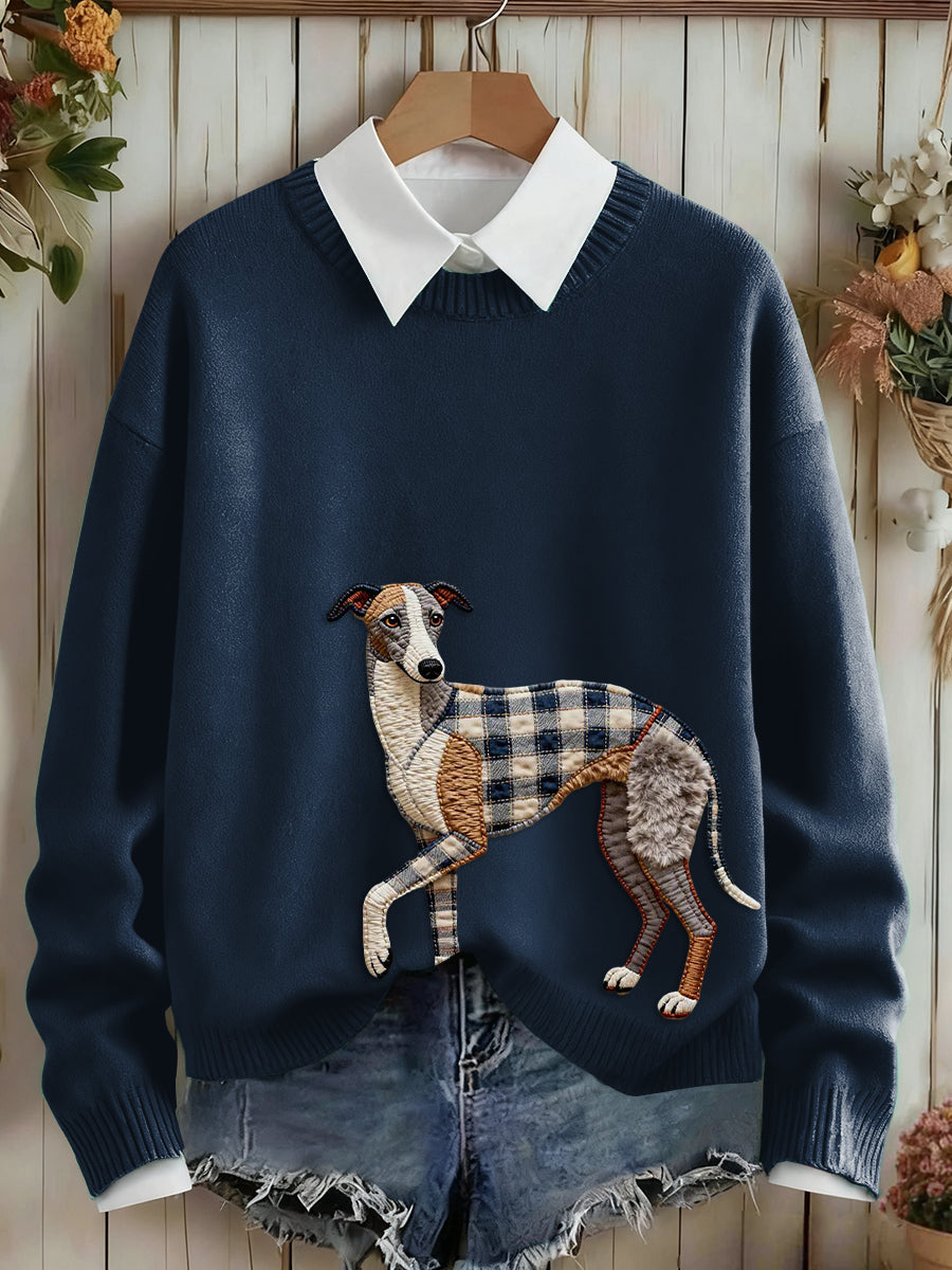 Pull Dog Art Femme