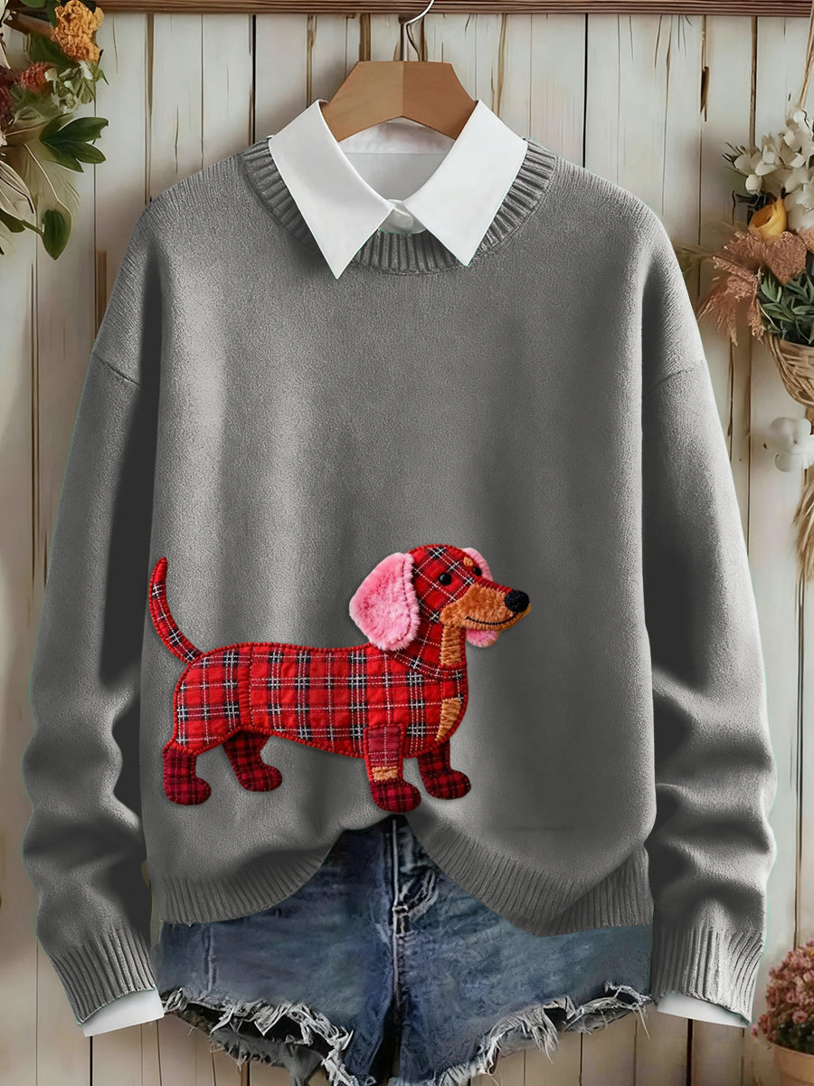Sweat-shirt Dog Art Femme