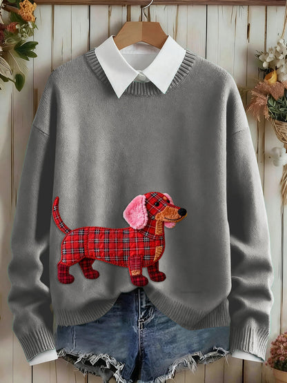 Sweat-shirt Dog Art Femme