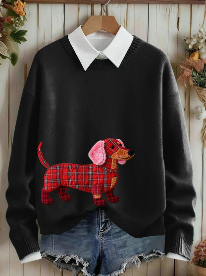 Sweat-shirt Dog Art Femme