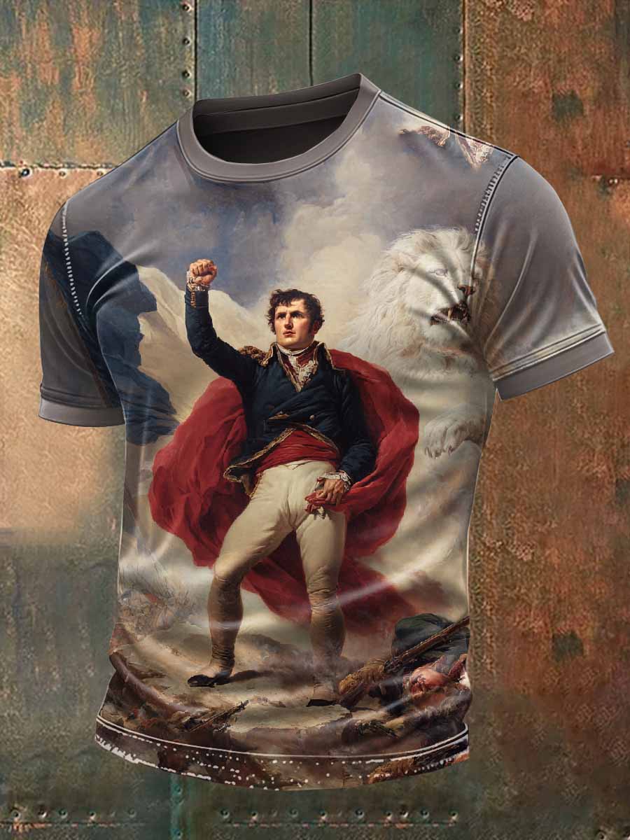 T-Shirt Décontracté Imprimé Vintage