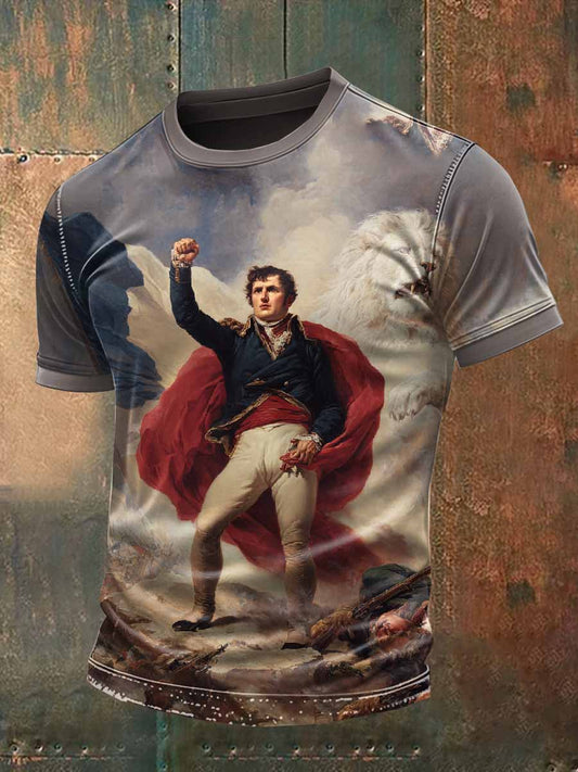 T-Shirt Décontracté Imprimé Vintage