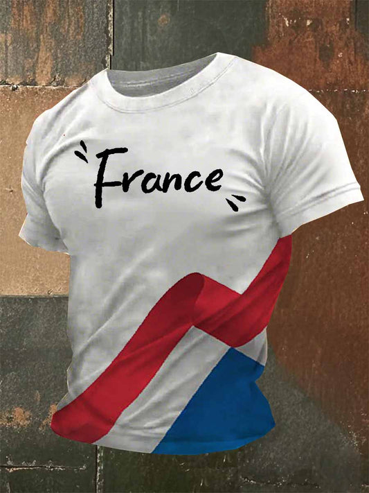 T-Shirt Décontracté Imprimé Vintage