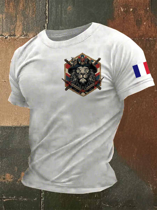 T-Shirt Décontracté Imprimé Vintage