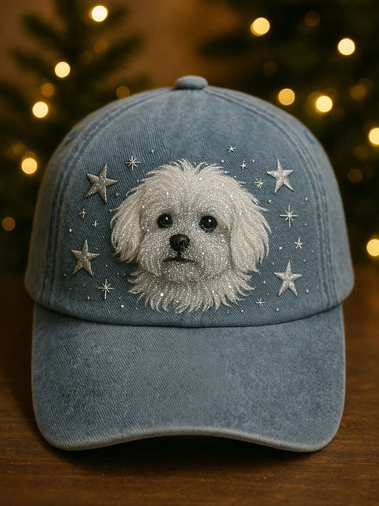 Chapeau unisexe à imprimé chien