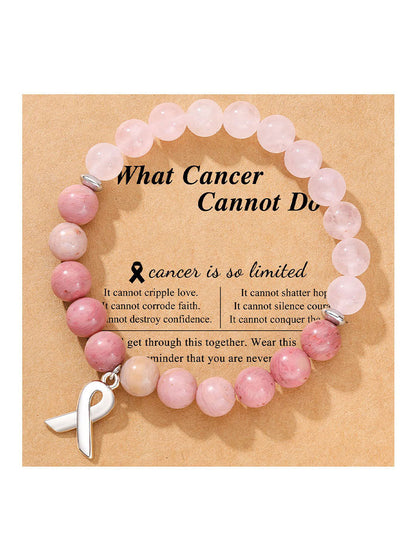 Bracelet Femme Cancer Du Sein Rose