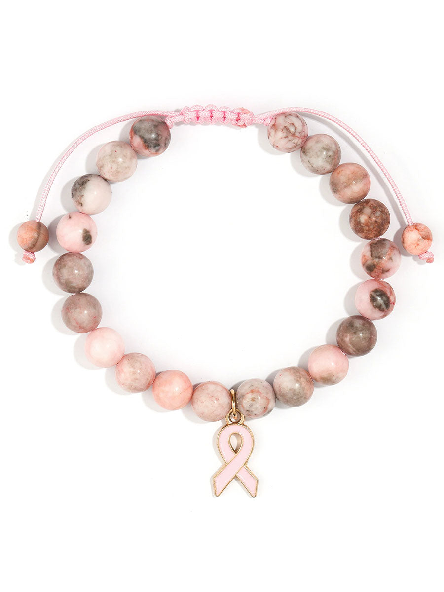 Bracelet Femme Cancer Du Sein Rose