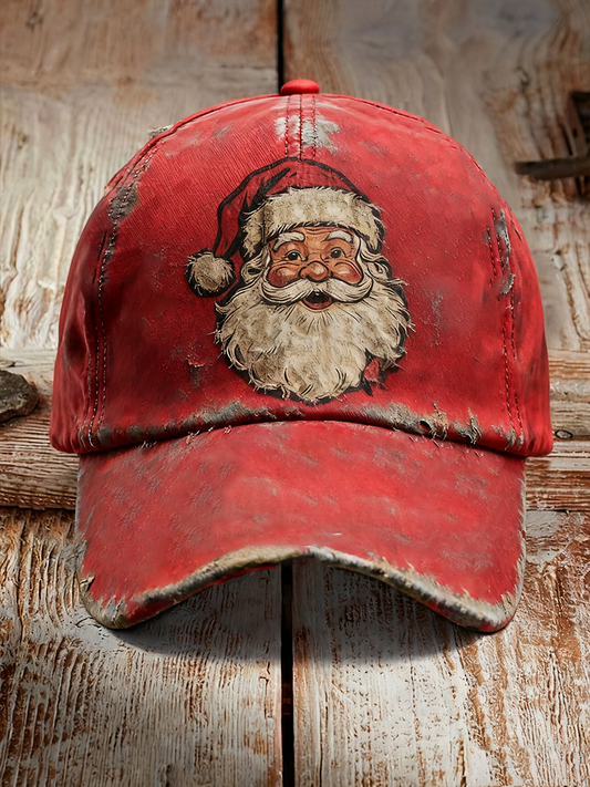 Chapeau unisexe décontracté imprimé du père Noël