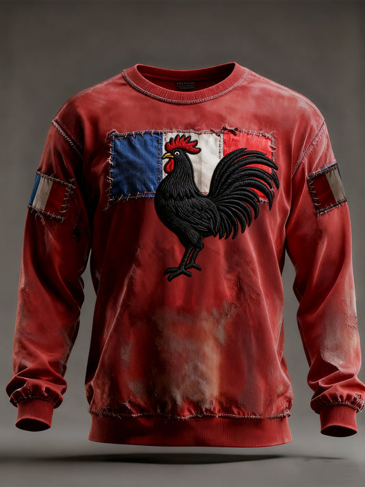 Sweat-shirt Homme Drapeau Français