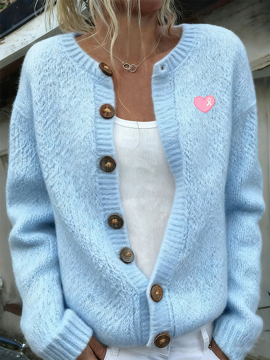 Femmes Vintage Animal Floral Art Casual Cardigan Top
