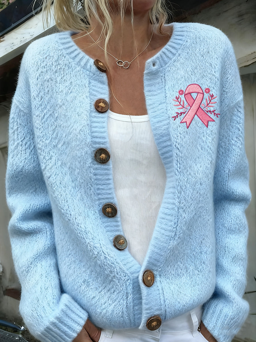 Femmes Vintage Animal Floral Art Casual Cardigan Top