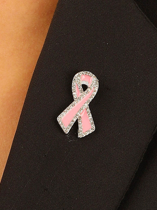 Broches de ruban rose cancer du sein pour femmes