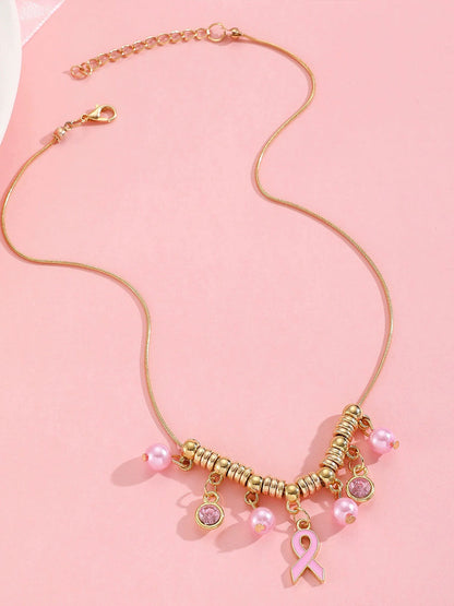 Sensibilisation au cancer du sein Accessoires ruban rose pour femmes