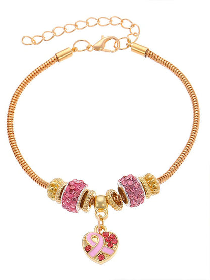 Sensibilisation au cancer du sein Accessoires ruban rose pour femmes
