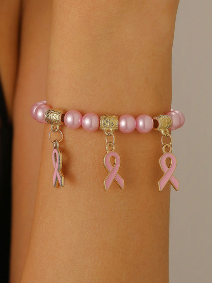 Sensibilisation au cancer du sein Accessoires ruban rose pour femmes