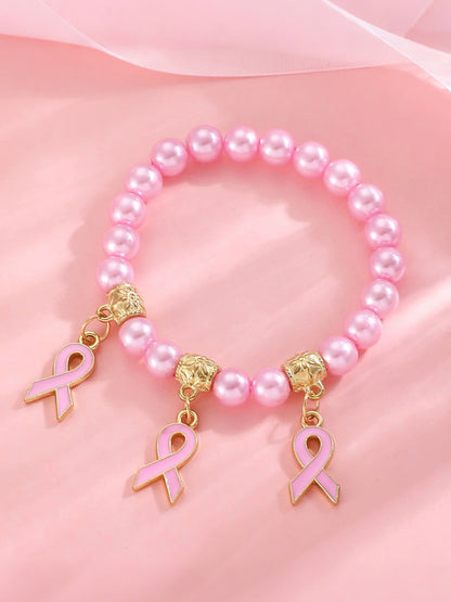 Sensibilisation au cancer du sein Accessoires ruban rose pour femmes