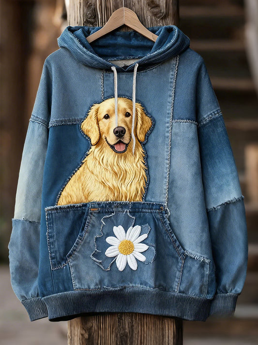 Chandails à capuchon Golden Retriever Femme