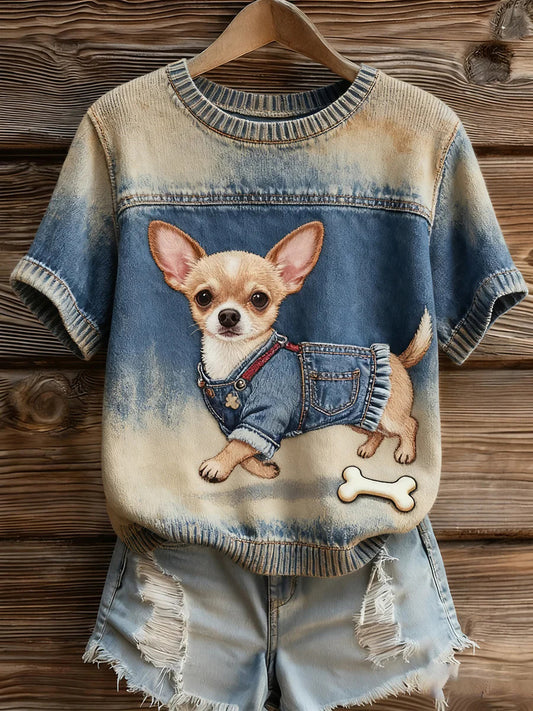 Hauts Chihuahua Casual Femme
