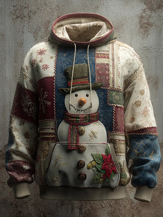 Hoodie de Noël des hommes avec des poches