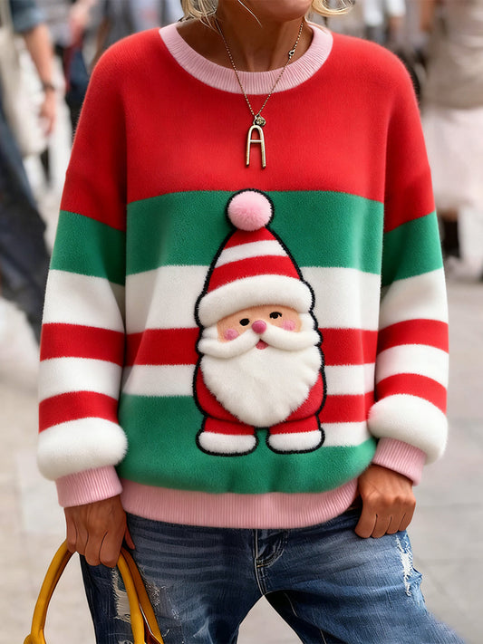 Sweatshirts en molleton Père Noël pour femmes