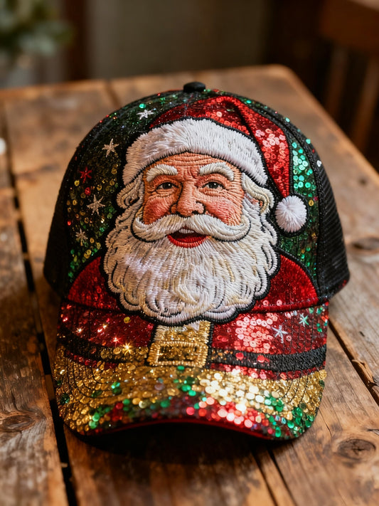 Chapeau de Noël décontracté rétro Santa