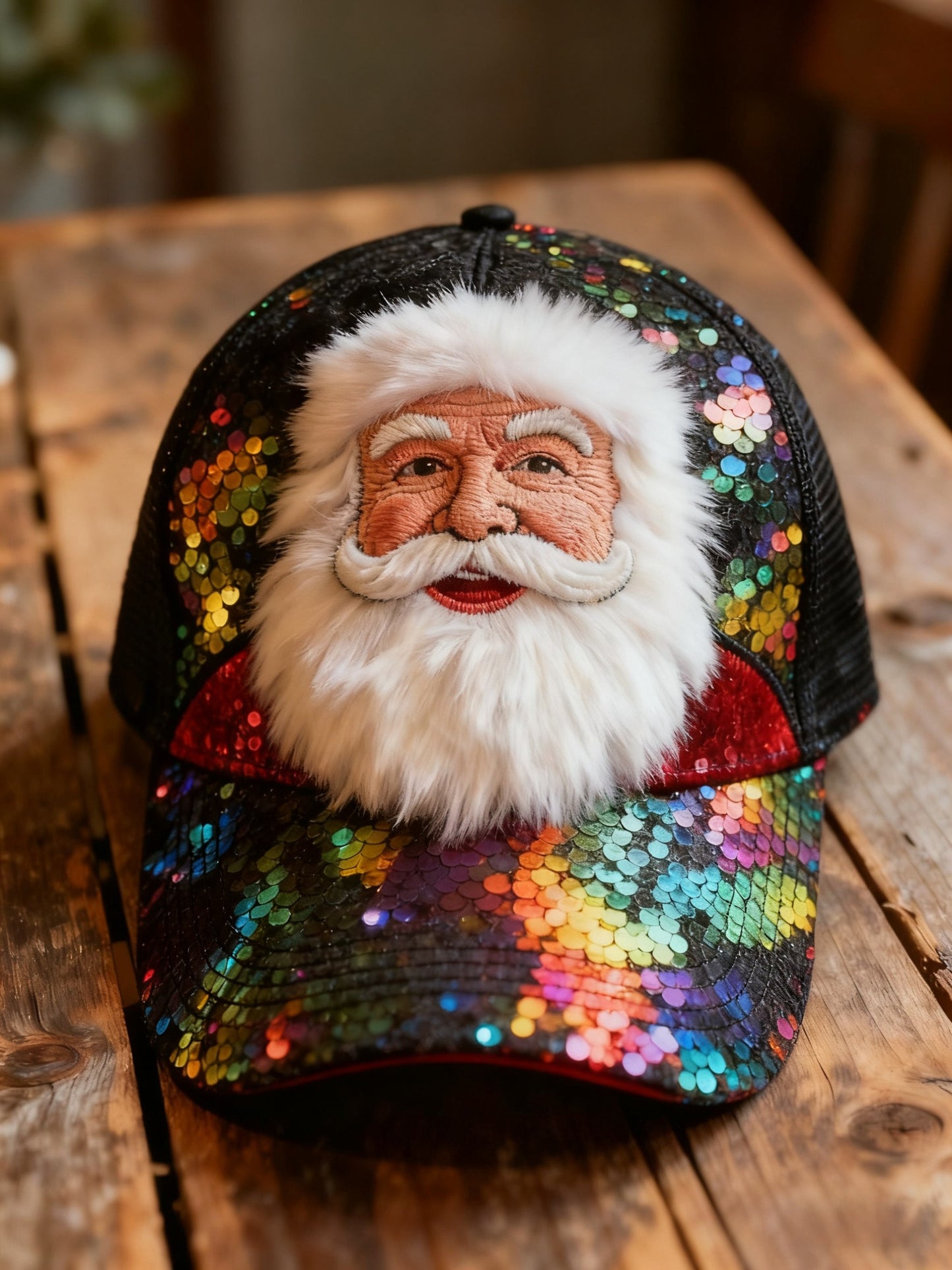 Chapeau de Noël décontracté rétro Santa