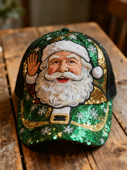 Chapeau de Noël décontracté rétro Santa