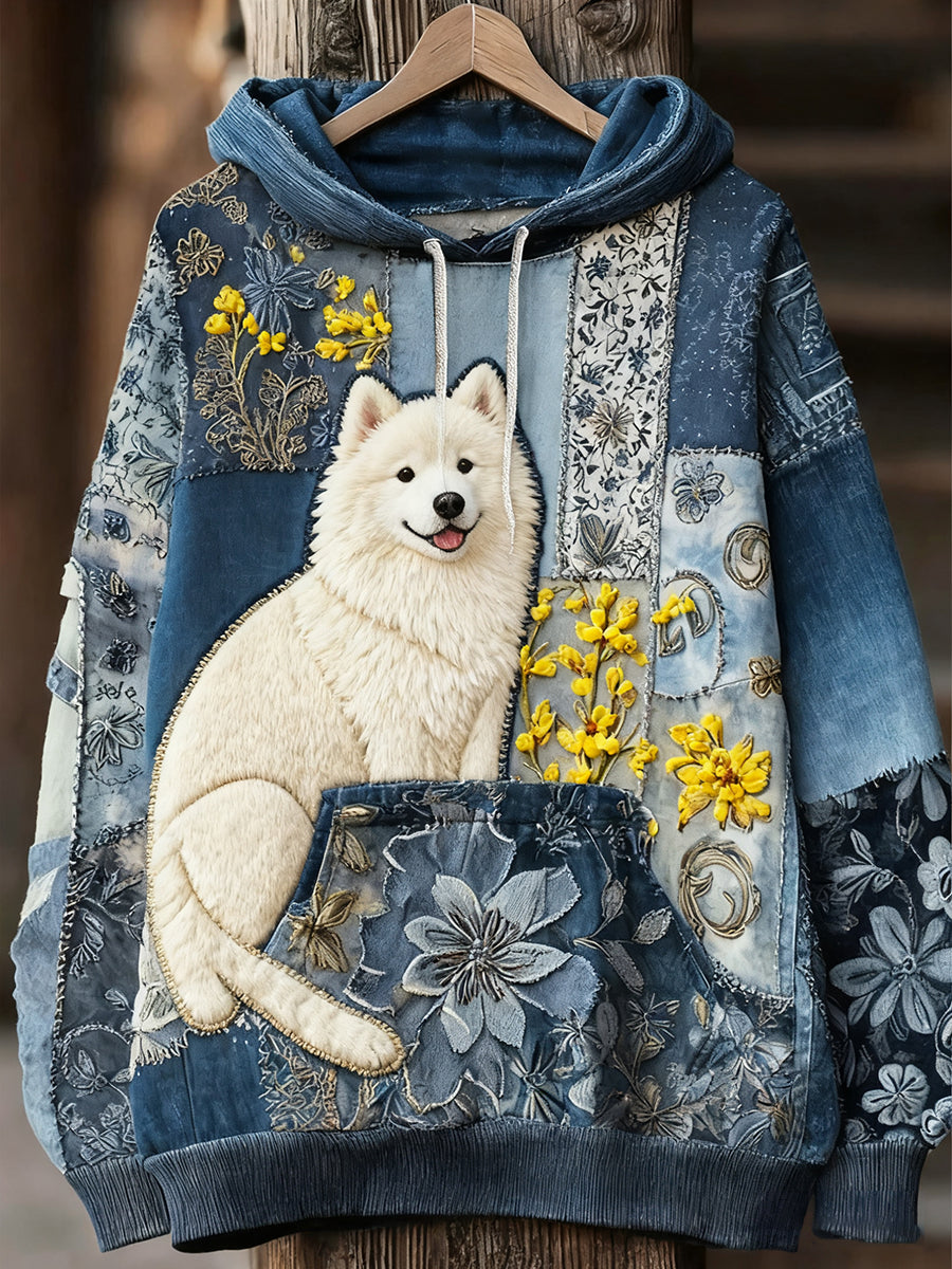 Unisexe Animal Art Print Casual Vintage Hoodie