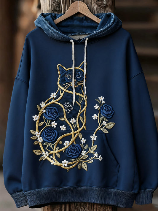 Unisexe Animal Art Print Casual Vintage Hoodie