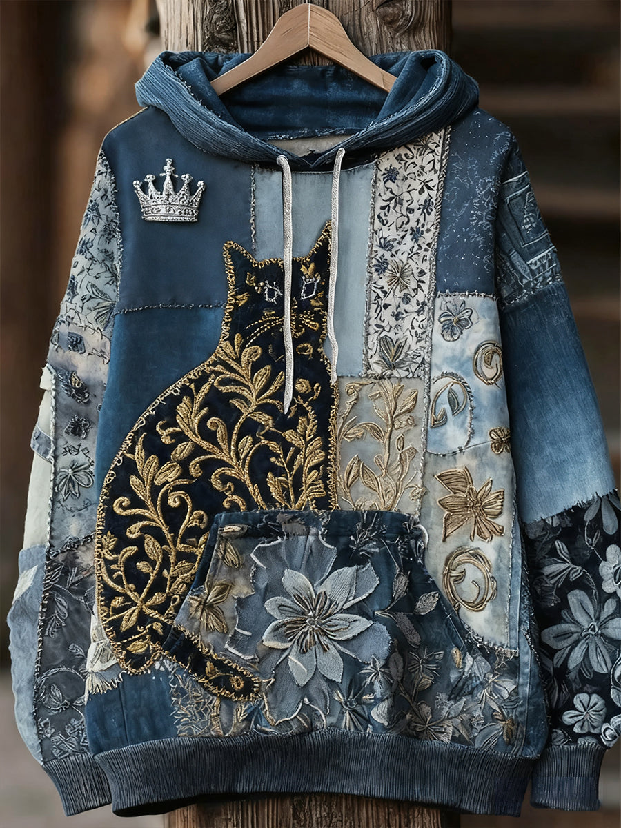 Unisexe Animal Art Print Casual Vintage Hoodie