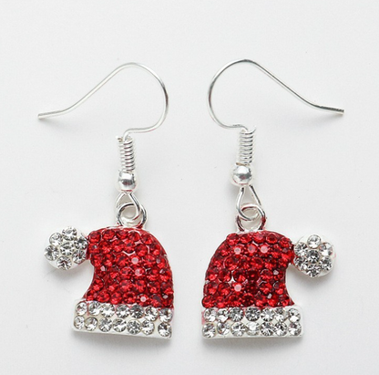 Boucles d'oreilles de Noël pour femmes